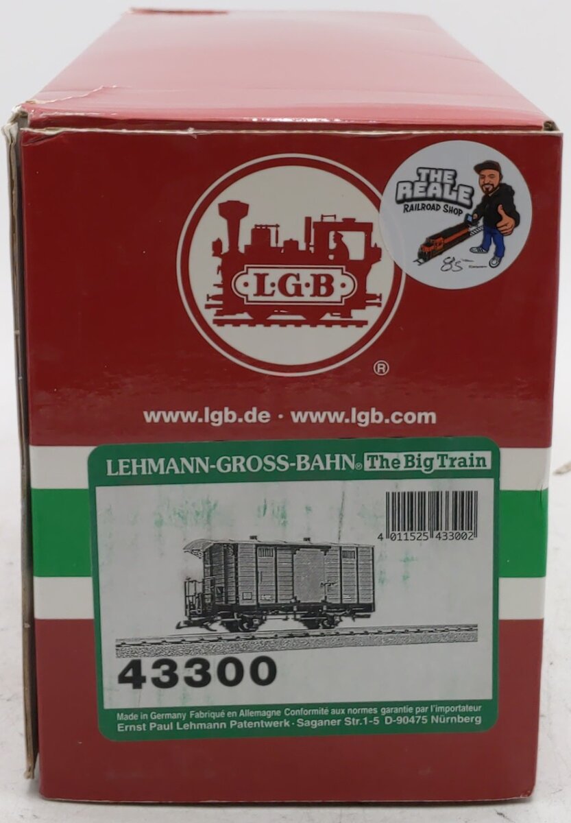 LGB 43300 G Scale Stainz Local Boxcar #G4009 LN/Box