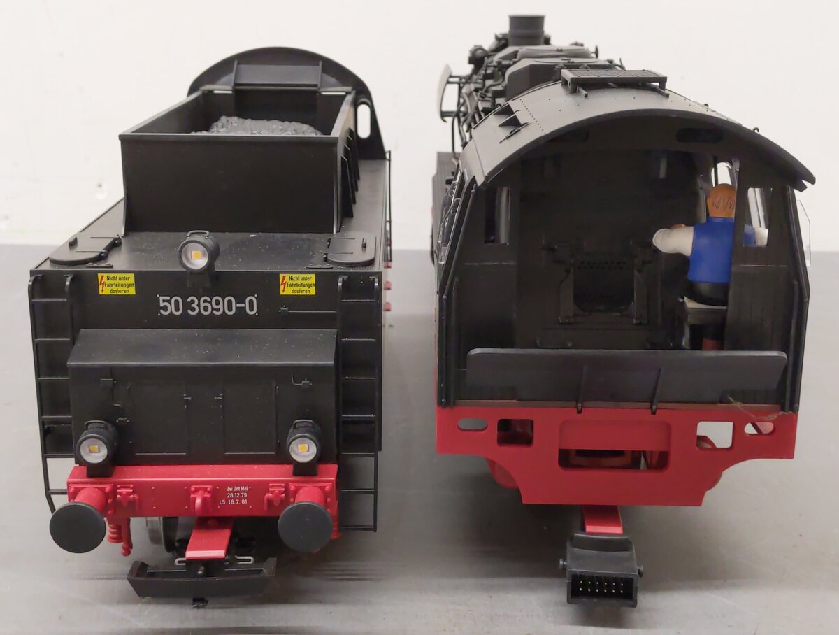 Piko 37241 G Deutsche Reichsbahn IV BR50 Steam Locomotive with Sound EX