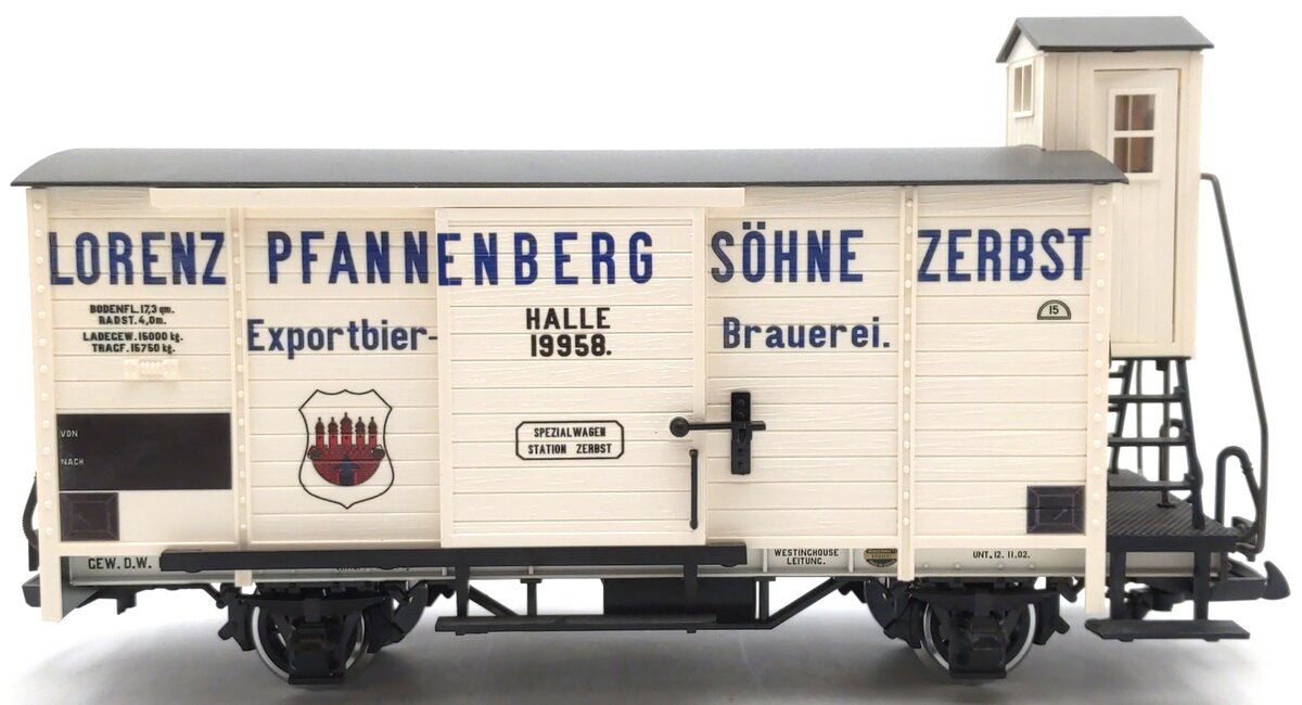 LGB 43356 G Pfannenberg Beer Refrigerator Car EX