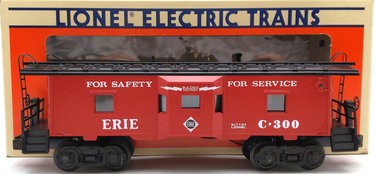 Lionel 6-19719 O Erie Bay Window Caboose W/Illuminated Interior #C-300 LN/Box