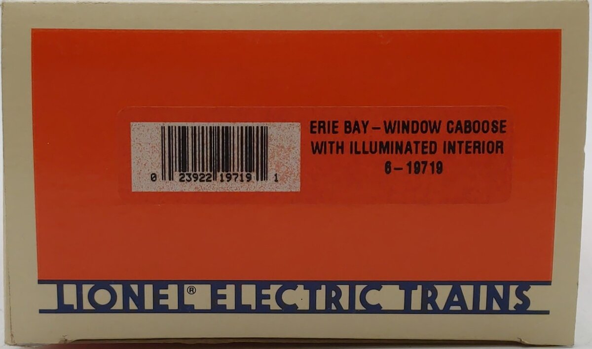 Lionel 6-19719 O Erie Bay Window Caboose W/Illuminated Interior #C-300 LN/Box