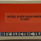 Lionel 6-19527 O Nickel Plate Road Reefer