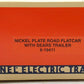 Lionel 6-19411 O Gauge Nickel Plate Road Flatcar w/Sears Trailer EX/Box