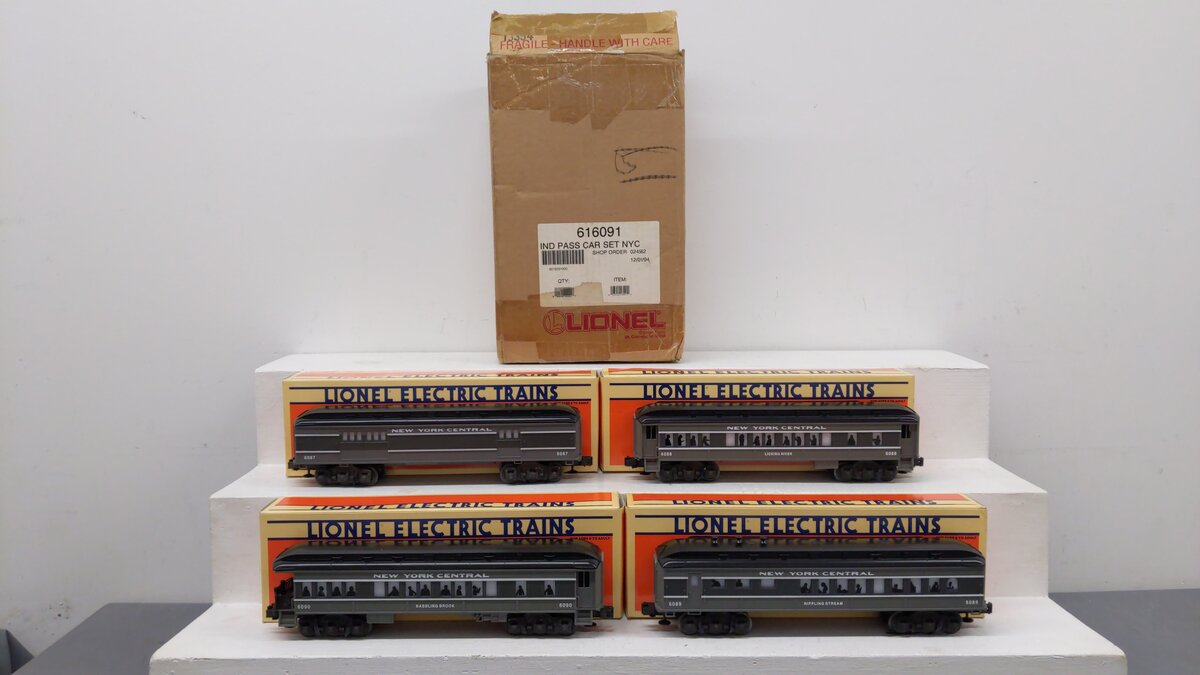 Lionel 6-16091 O Gauge New York Central Passenger Car Set EX/Box