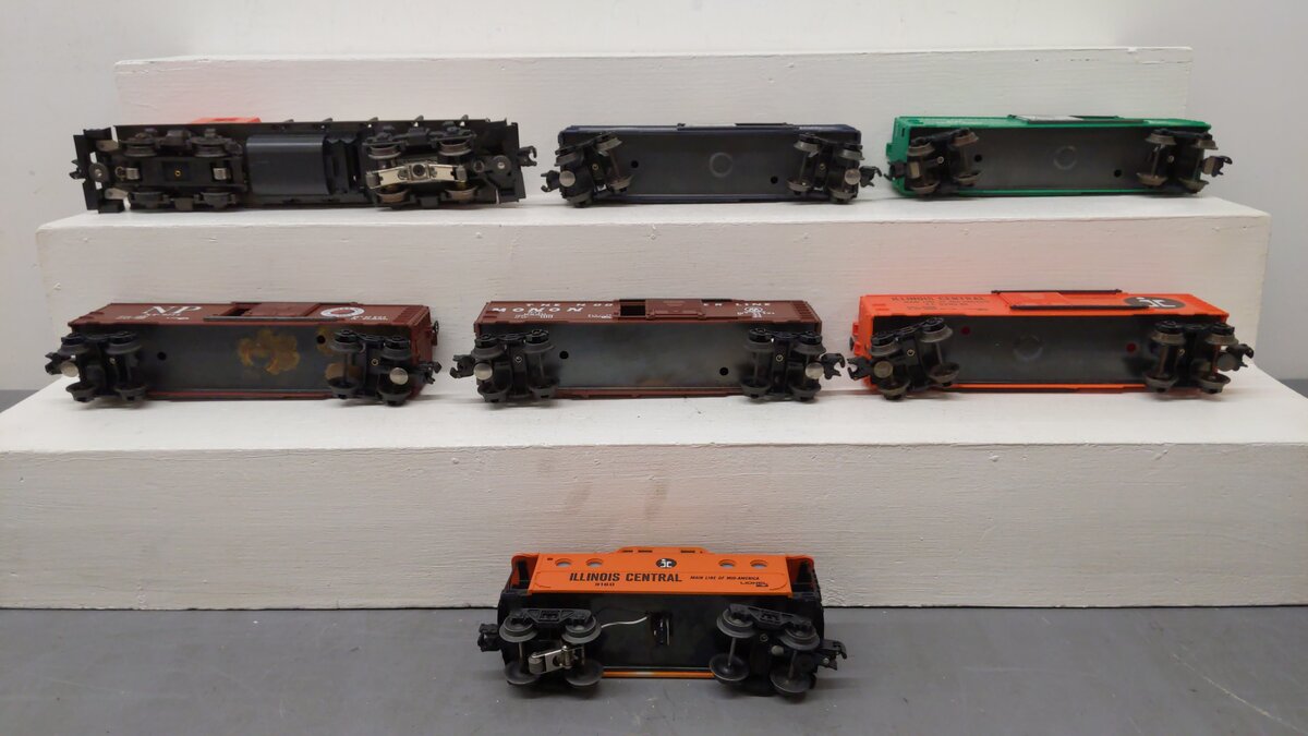Lionel 6-1187 O Gauge  Illinois Central SSS Train Set VG/Box