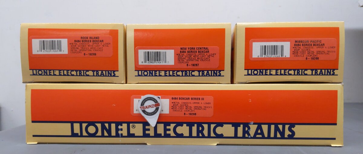 Lionel 6-19266 O Gauge 6464 Series III Boxcars (Set of 3) LN/Box