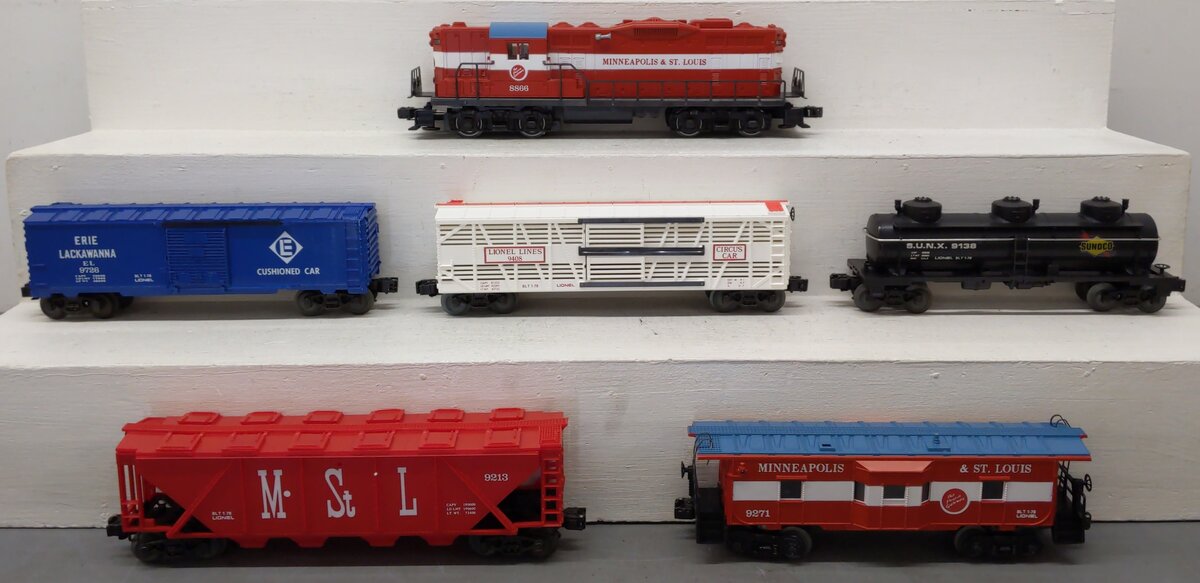 Lionel 6-1868 O Gauge Minneapolis & St. Louis Service Station Train Set LN/Box