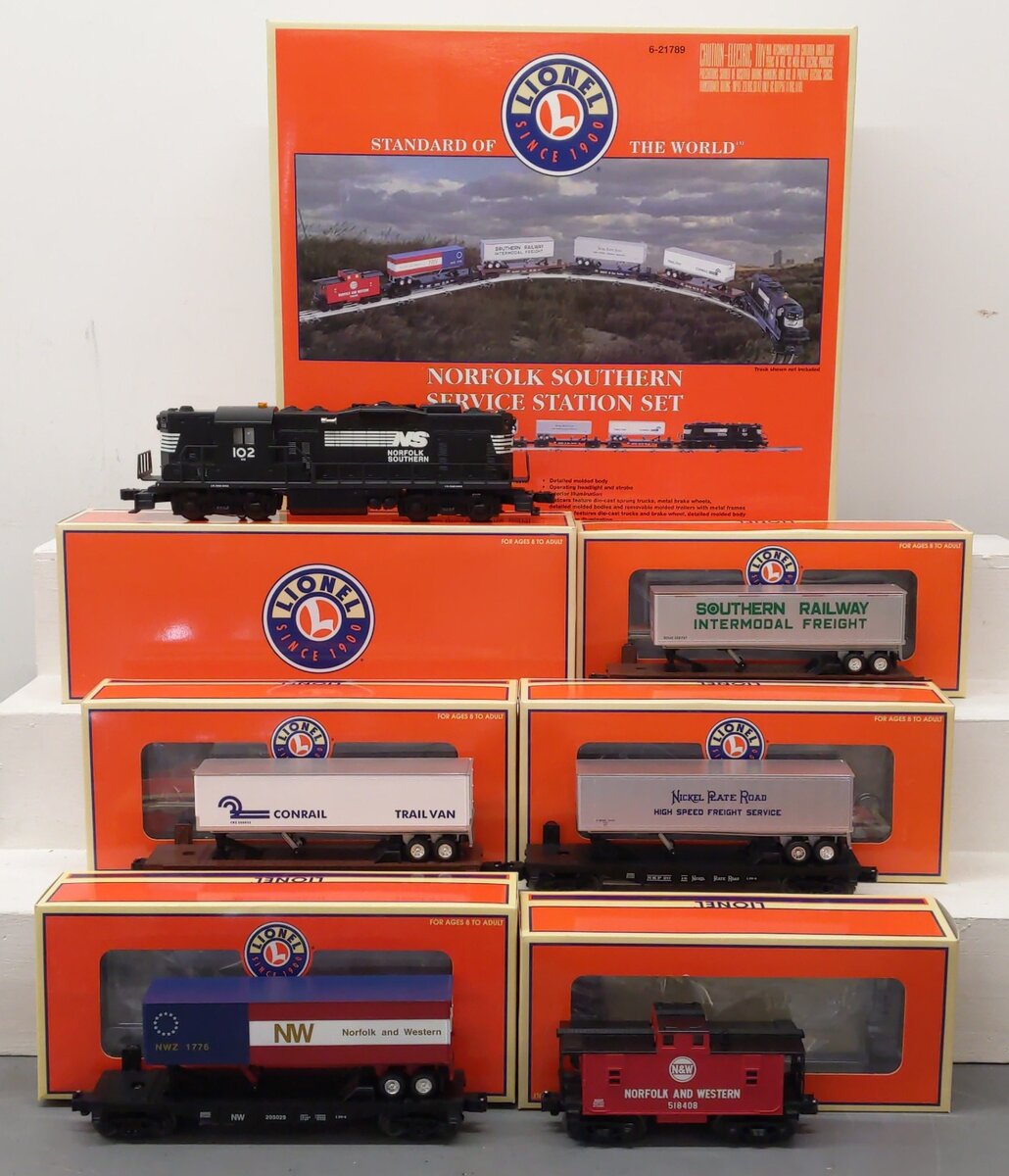 Lionel 6-21789 O Scale Norfolk Southern Service GP-9 O Gauge Diesel Train Set NIB
