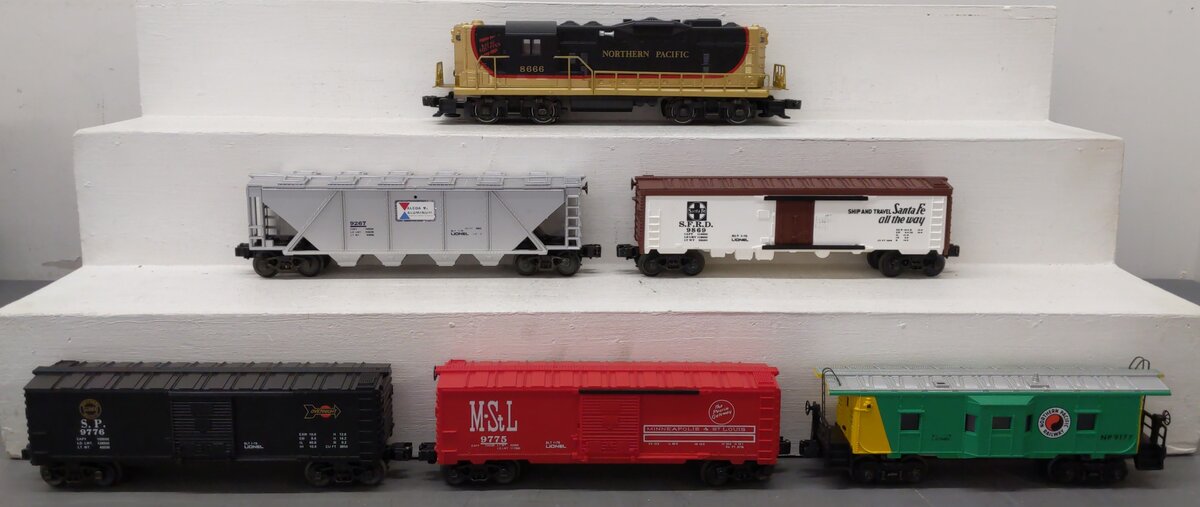 Lionel 6-1672 O Scale Northern Pacific SSS Diesel Freight Set EX/Box