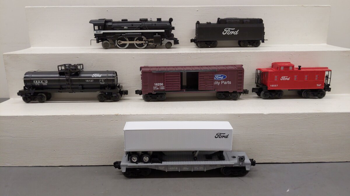 Lionel 6-11814 O Gauge Ford Limited Edition Train Set EX/Box