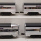 Lionel 6-19154 O Scale Atlantic Coast Line Aluminum Passenger Cars (Set of 4) LN/Box