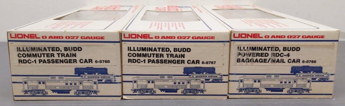 Lionel 6-1766 O Gauge Baltimore & Ohio RDC Service Station Special Set EX/Box