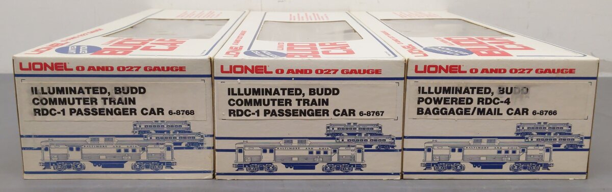 Lionel 6-1766 O Gauge Baltimore & Ohio RDC Service Station Special Set EX/Box