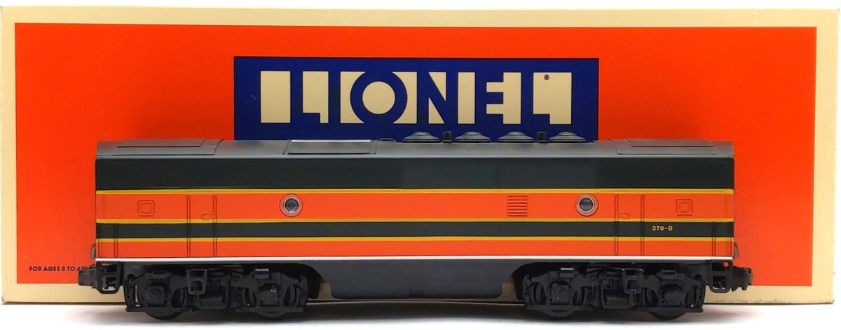 Lionel 6-18108 O Gauge Great Northern F3 B-Unit Dummy Diesel Locomotive #370-B LN/Box