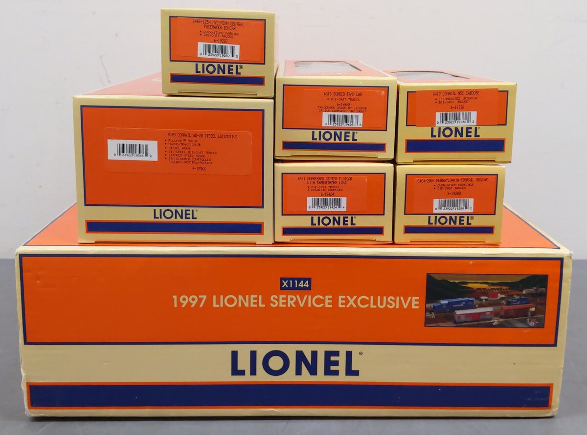 Lionel 6-11918 O Gauge 1997 Lionel Service Exclusive Conrail Diesel Train Set LN/Box