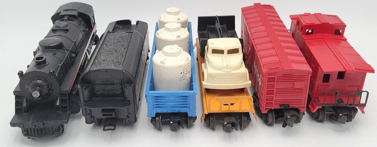 Lionel 1590 Vintage O 249 Steam Freight Set w/250T,6014,6151,6112 VG/Box