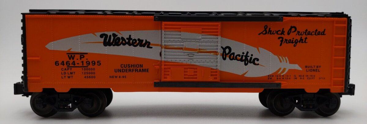 Lionel 6-52057 O Gauge TTOS-1995 Western Pacific Convention 6464 Boxcar LN/Box