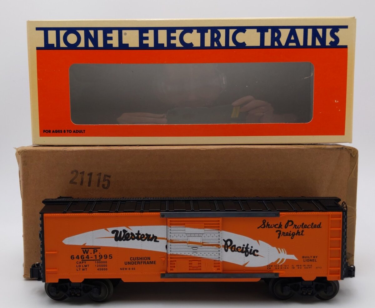 Lionel 6-52057 O Gauge TTOS-1995 Western Pacific Convention 6464 Boxcar LN/Box