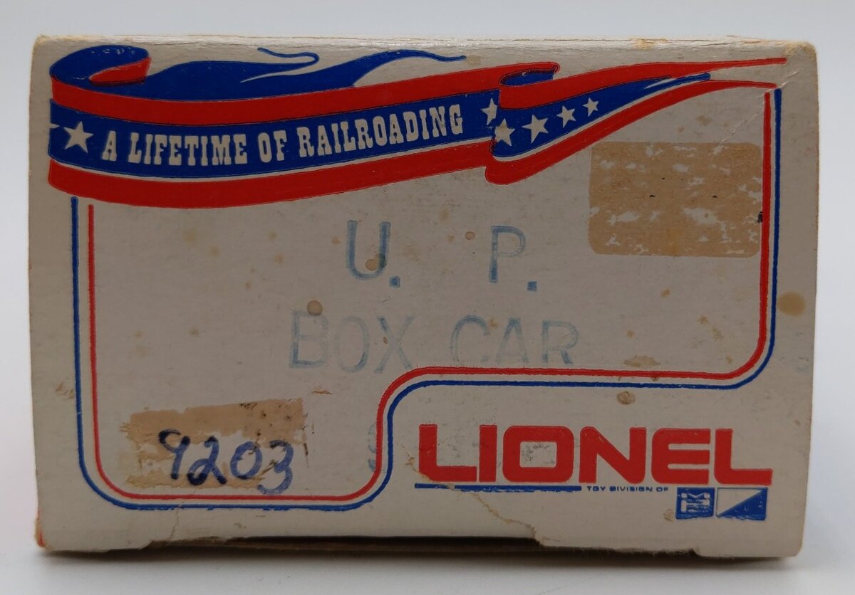 Lionel 6-9203 O Gauge Union Pacific Boxcar #9203 EX/Box