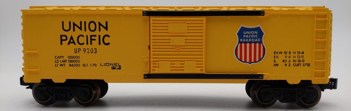 Lionel 6-9203 O Gauge Union Pacific Boxcar #9203 EX/Box
