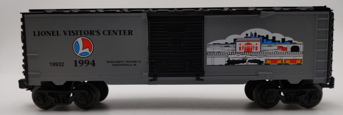 Lionel 6-19932 O Gauge 1994 Lionel Visitor's Center Boxcar LN/Box