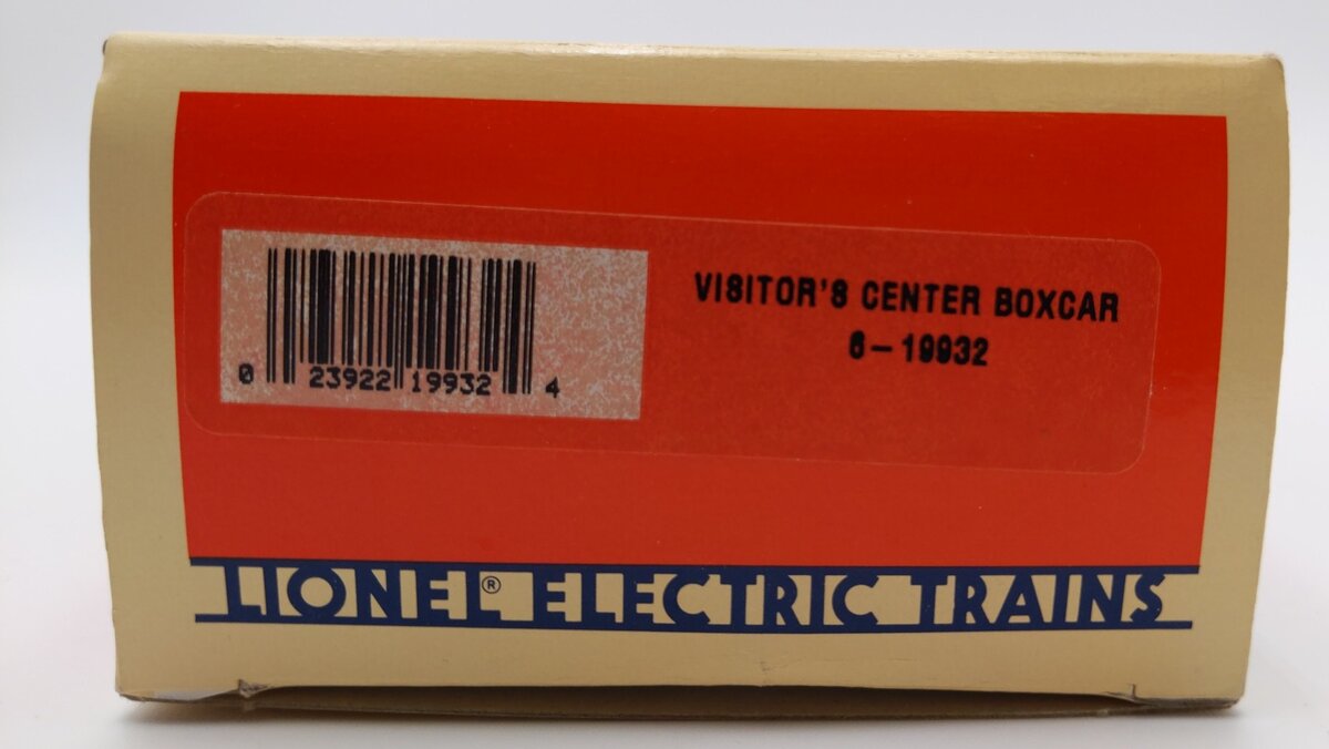 Lionel 6-19932 O Gauge 1994 Lionel Visitor's Center Boxcar LN/Box