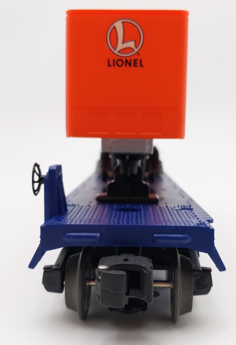 Lionel 6-19437 O Gauge Lionel Rail Roader Club Flatcar w/Inside Track Trailer LN/Box