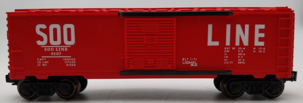 Lionel 6-9207 O Gauge Soo Line Boxcar EX/Box