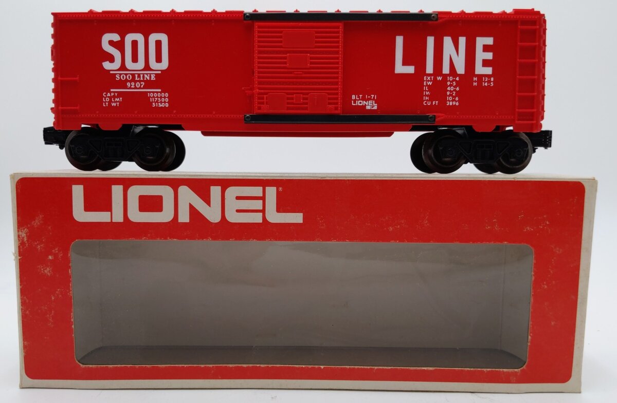 Lionel 6-9207 O Gauge Soo Line Boxcar EX/Box
