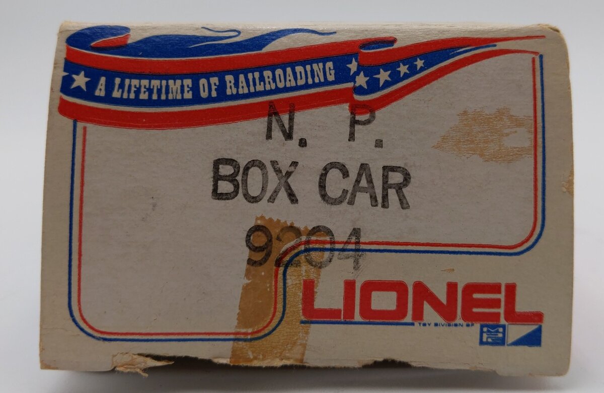 Lionel 6-9204 O Gauge Northern Pacific Boxcar #9204 EX/Box