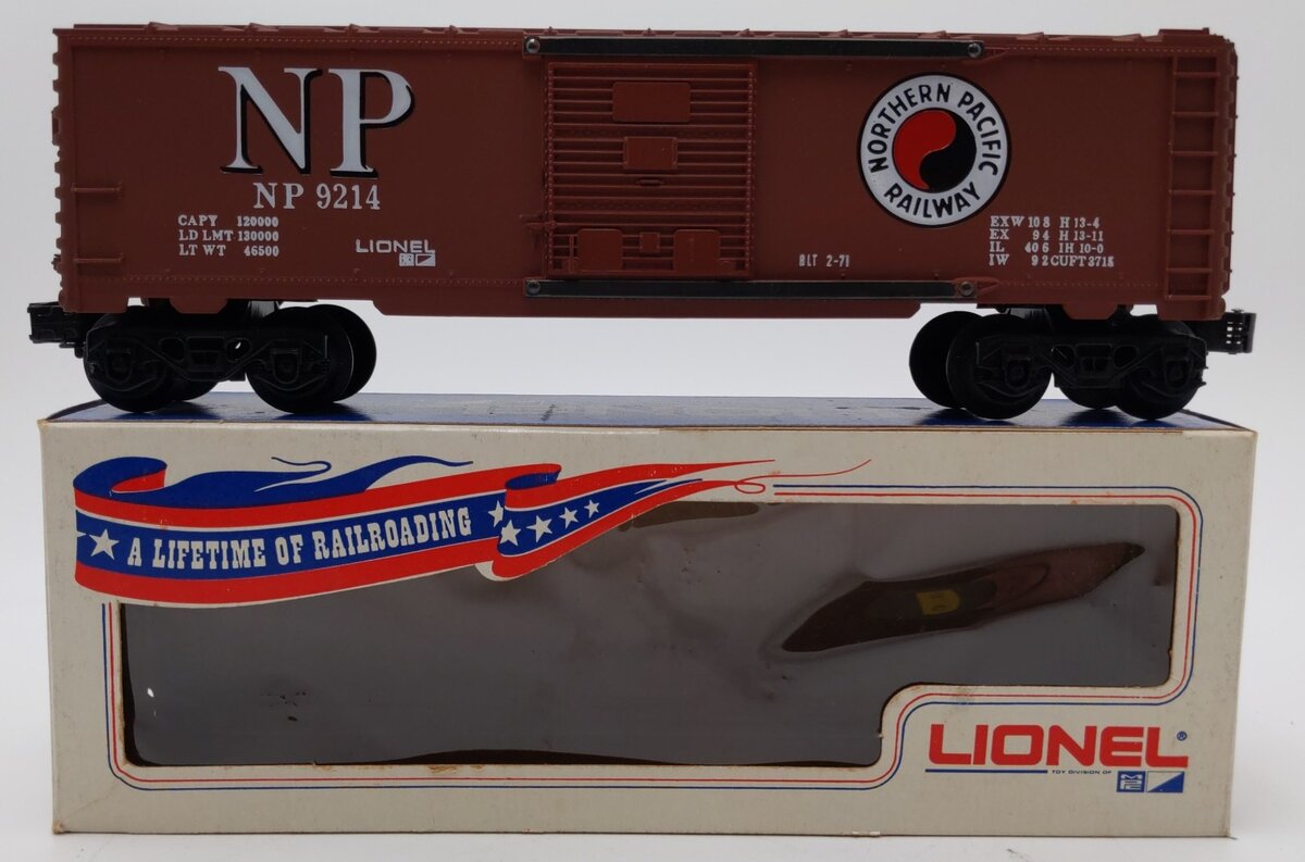 Lionel 6-9214 O Gauge Northern Pacific Boxcar #9214 LN/Box