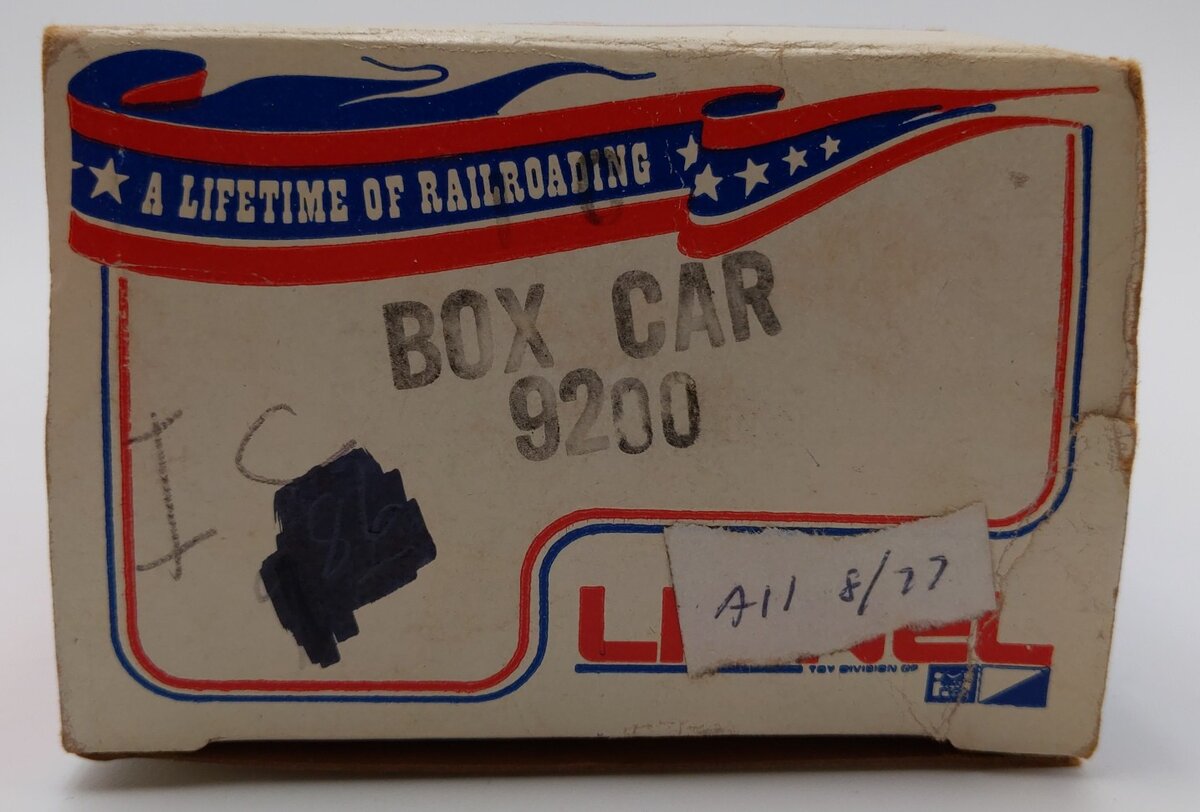 Lionel 6-9200 O Gauge Illinois Central Boxcar #9200 EX/Box