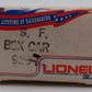 Lionel 6-9202 O Gauge Atchison Topeka Santa Fe Boxcar #9202 EX/Box