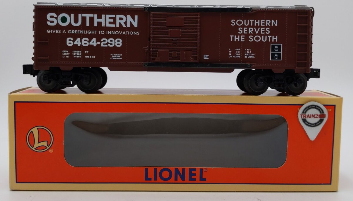 Lionel 6-29214 O Gauge Southern Railway Boxcar #6464-298 LN/Box