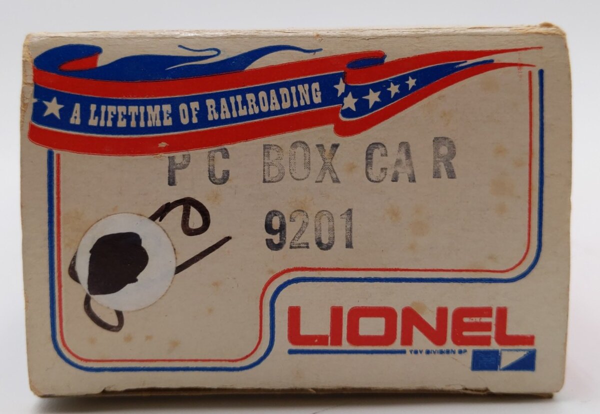 Lionel 6-9201 O Gauge Penn Central Boxcar VG/Box