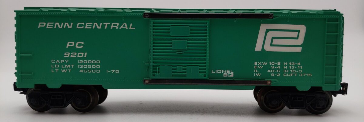 Lionel 6-9201 O Gauge Penn Central Boxcar VG/Box