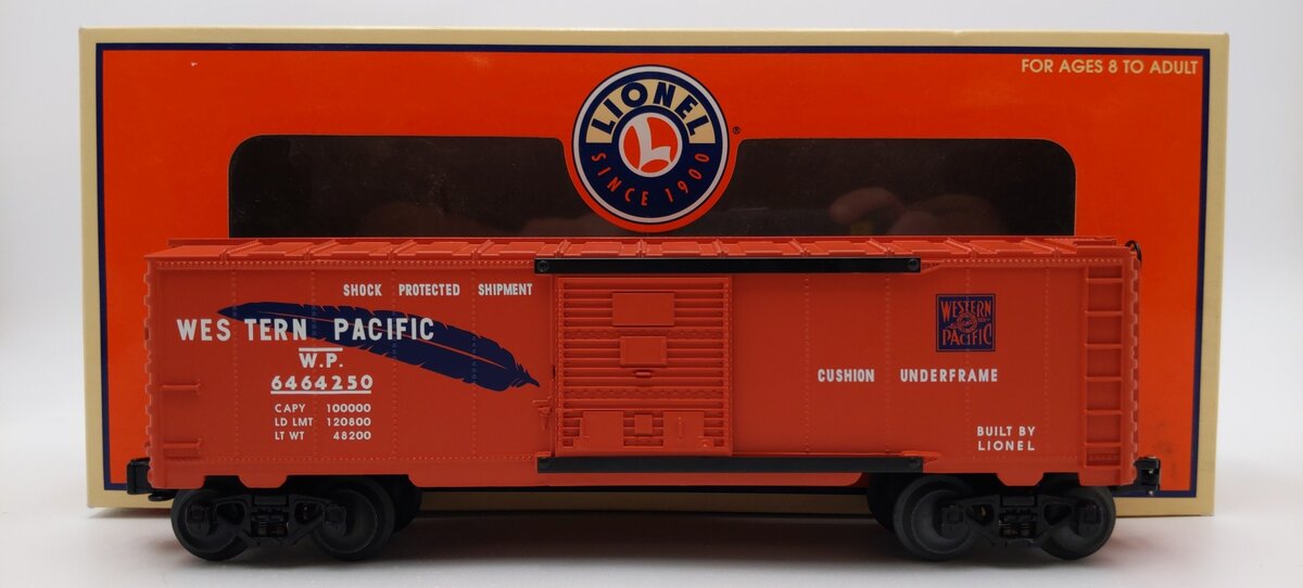 Lionel 6-39236 O Gauge Western Pacific Boxcar #6464-250 LN/Box