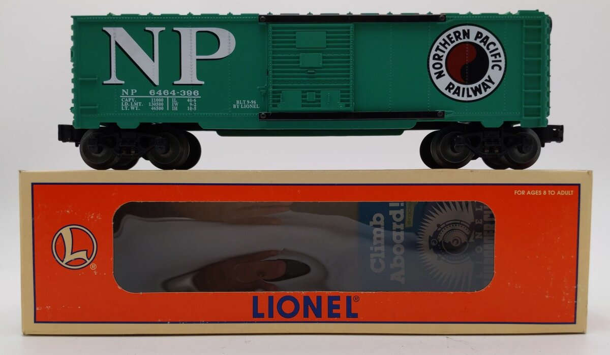 Lionel 6-19284 O Gauge Northern Pacific 6464 Boxcar #6464-396 LN/Box