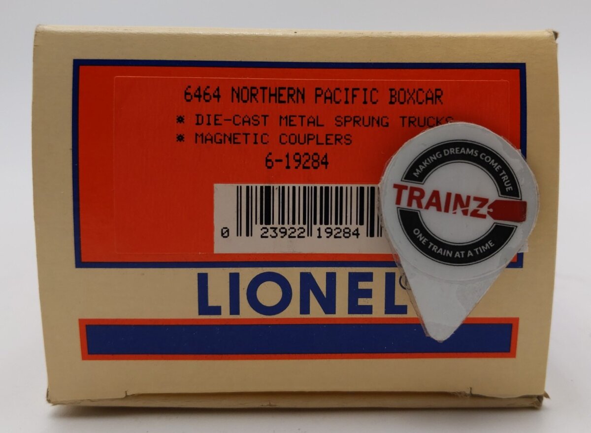 Lionel 6-19284 O Gauge Northern Pacific 6464 Boxcar #6464-396 LN/Box