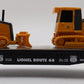 Lionel 6-17557 O Gauge Route 66 Flatcar with Two Bulldozers EX/Box