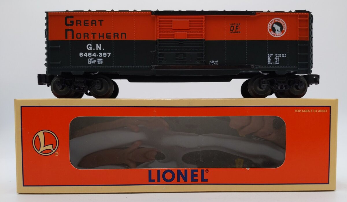 Lionel 6-19291 O Gauge Great Northern Boxcar #6464-397 LN/Box