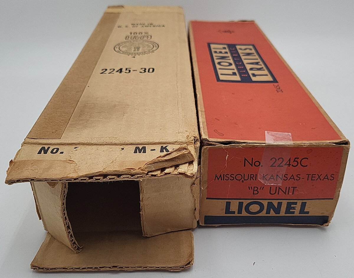 Lionel 2245 Vintage O Gauge Texas Special F-3 AB Diesel Set VG/Box