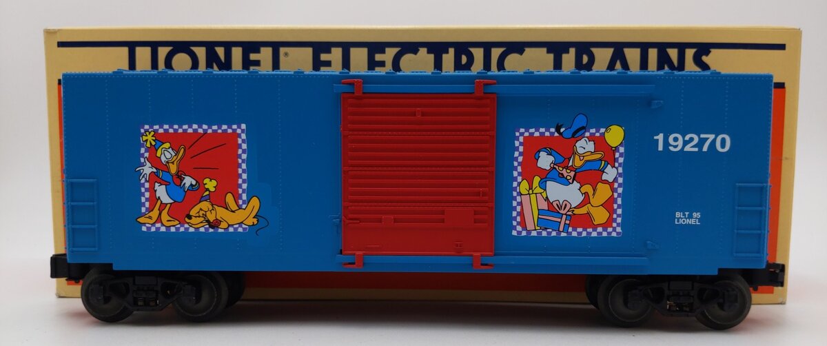 Lionel 6-19270 O Gauge Donald Duck 60th Birthday Boxcar LN/Box