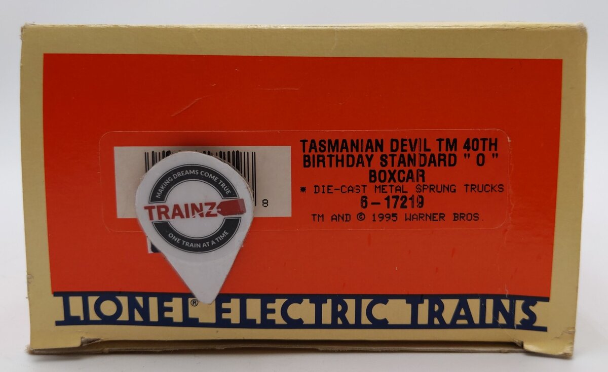 Lionel 6-17219 O Gauge Tasmanian Devil 40th Birthday Boxcar EX/Box