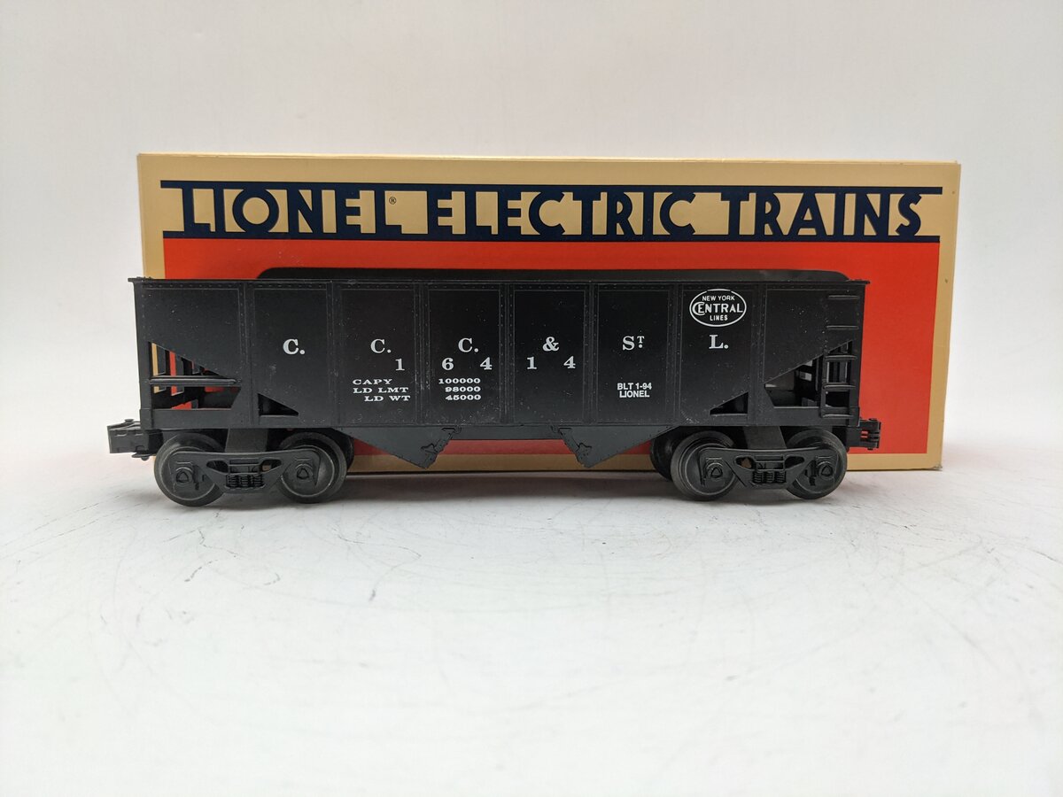 Lionel 6-16414 O Gauge Cleveland Cincinnati Chicago & St. Louis 2-Bay Hopper Car EX/Box