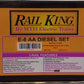MTH 30-2141-0 O Southern Pacific E-8 AA Diesel Engine Set # 6018/6048 w/Horn LN/Box