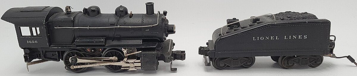 Lionel 1656 Vintage O Lionel Lines 0-4-0 Steam Locomotive & 6403B Tender w Bell VG