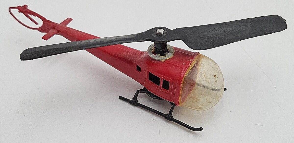 Lionel 3619 Vintage O Operating Helicopter Reconnaissance Car VG/Box