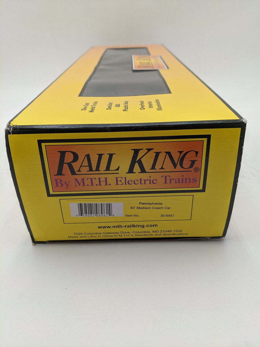 MTH 30-6987 O Pennsylvania Pasenger Car #1614 EX/Box