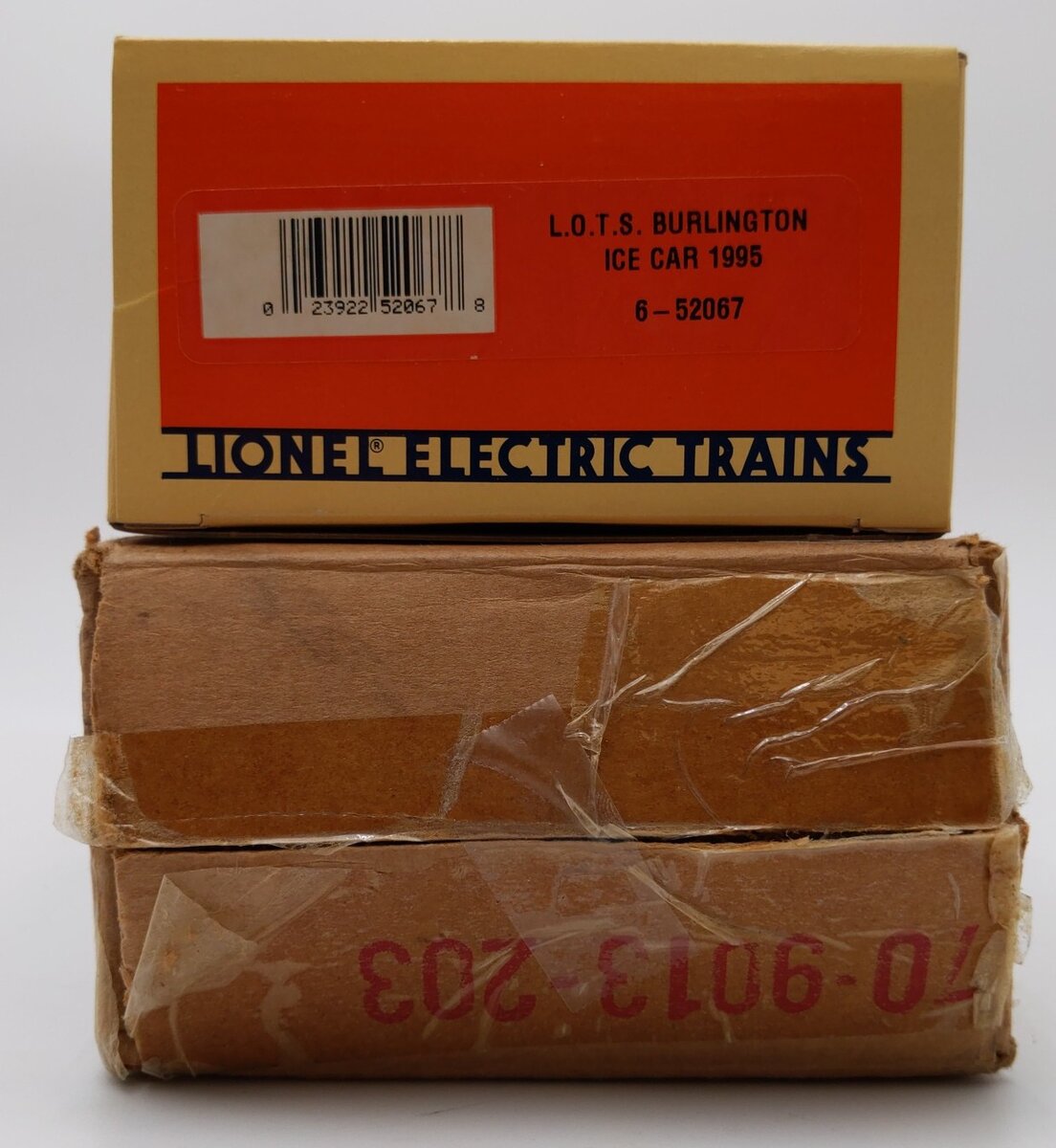 Lionel 6-52067 O Gauge LOTS-1995 Burlington Ice Operating Car #50240 LN/Box